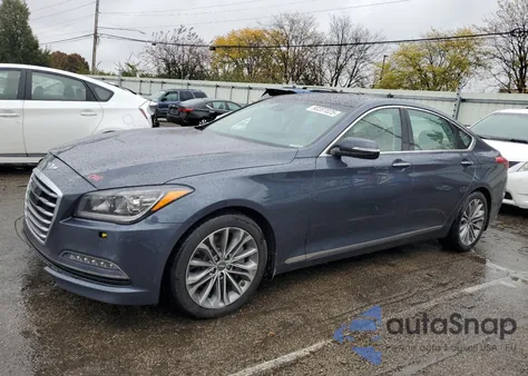 2017 Genesis G80 Base z USA, uszkodzony, nr VIN KMHGN4JE7HU176299